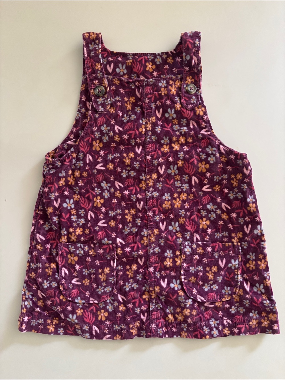Carter’s Floral Corduroy Dress